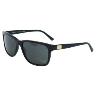 Versace Mens VE 4249 GB1/87 Shiny Black Rectangle Sunglasses
