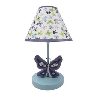 NoJo Beautiful Butterfly Lamp and Shade