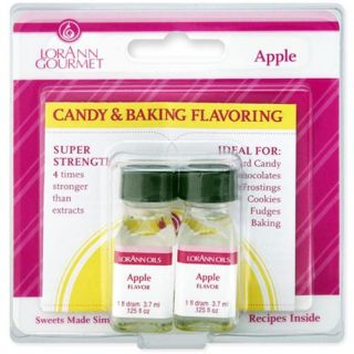 Candy & Baking Flavoring .125 Ounce Bottle 2/Pkg Apple