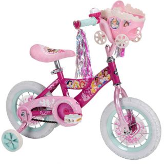 12" Huffy Disney Princess Girls' Gift Box Bike, Pink
