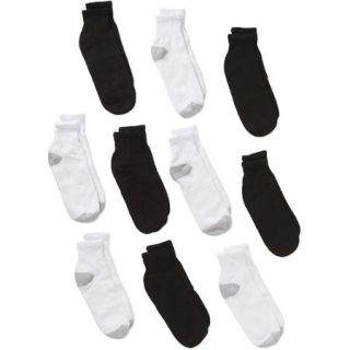 Gildan Mens Ankle Socks 10 pack