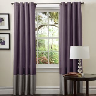 Lush Decor Prima Grey/ Purple 84 inch Curtain Panel Pair   14819229