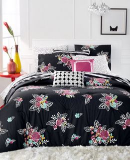 Martha Stewart Whim Collection, Night Blooms 5 Pc Comforter