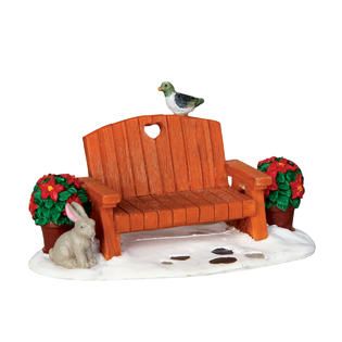 Coventry Cove by Lemax Christmas Village Accessory, Garden Bench