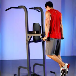 XMark  Commercial VKR Vertical Knee Raise with Dip Station and Pull Up