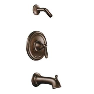 MOEN Brantford 1 Handle Posi Temp Tub and Shower in Oil Rubbed Bronze (Valve Sold Separately) T2153NHORB