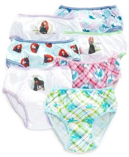 Disney Kids Underwear, Girls or Little Girls Brave 7 Pack Panties