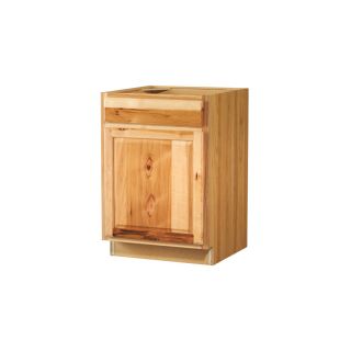 Kitchen Classics Denver 24 in W x 35 in H x 23.75 in D Hickory  Door and Drawer Base Cabinet