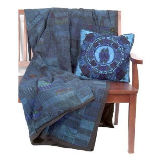 Vivid Blue Quilt/ Pillowcase Set (Guatemala)   936719  