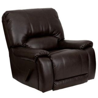 Flash Furniture Overstuffed Leather Chaise Recliner