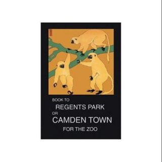 Book To Regent's Park Print (Unframed Paper Poster Giclee 20x29)