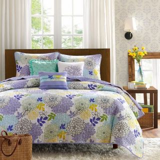 Natalie 6 Piece Quilted Coverlet Set