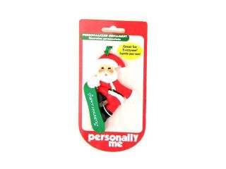 "Happy Holidays" Santa ornament   Set of 24 (Seasonal Christmas)   Wholesale