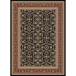 Concord Global Trading Williams Collection Izmir Black 6 ft. 7 in. x 9 ft. 6 in. Area Rug 75636