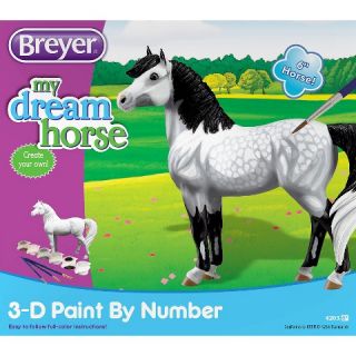 BREYER My Dream Horse 3D Paint By Number Activity Set   6 Horse