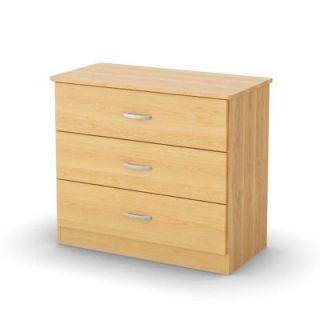 South Shore Furniture Libra 3 Drawer Chest in Natural Maple 3113033C