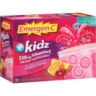 Emergen C Kidz Dietary Supplement in Fruit Punch Flavor 30 Count