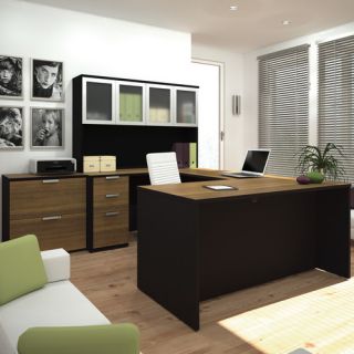 Pro Concept 2 Piece U Shaped Desk Office Suite