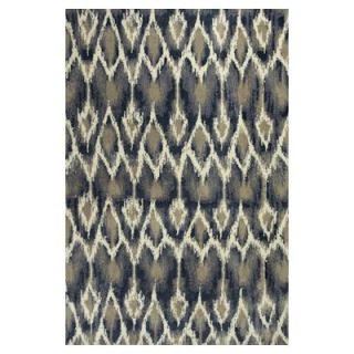 Kas Rugs Perfect Repeat Ivory/Grey 6 ft. 7 in. x 9 ft. 6 in. Area Rug ALU405767X96