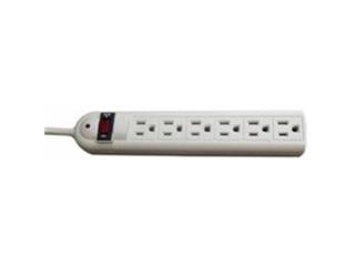 Morris Products 89032 6 Outlet Power Strip Surge Protector 6 Ft. 270 Joules