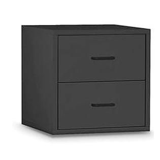 Neu Home 2 Drawer Cube  Black   Home   Storage & Organization   Closet