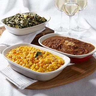 3rd Street Gourmet Fully Cooked Cheddar/Spinach, Sweet Potato and Corn Casserol   1429107