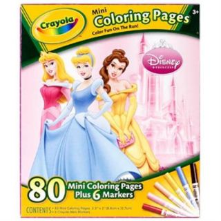 Crayola Mini Coloring Pages   Disney Princess 1 ea (Pack of 2)