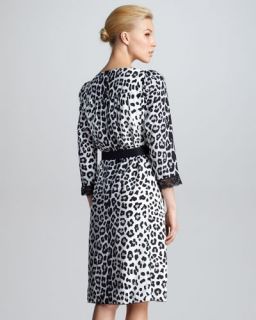 Marc Jacobs Belted Leopard Print Dress