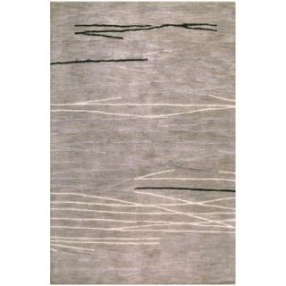 BASHIAN Greenwich Collection Lake Grey 8 ft. 6 in. x 11 ft. 6 in. Area Rug R129 GY 9X12 HG238