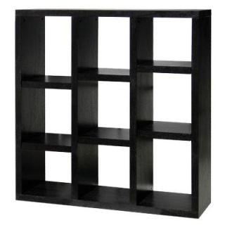 DonnieAnn Richdale 9 Shelf Storage Bookcase with 4 Adjustable Shelves in Dark Espresso 303103