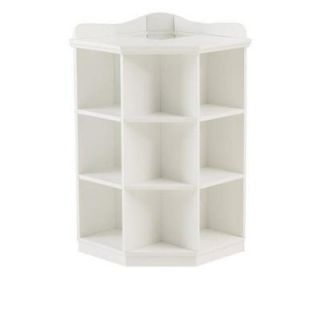 Home Decorators Collection Kids 3 Shelf White Corner Book Storage 1627800410