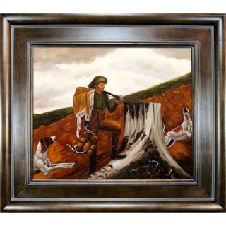 Homer Huntsman and Dogs Canvas Art by Tori Home