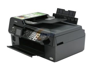 EPSON WorkForce WorkForce 500 Up to 33 ppm Black Print Speed 5760 x 1440 dpi Color Print Quality InkJet MFC / All In One Color Printer