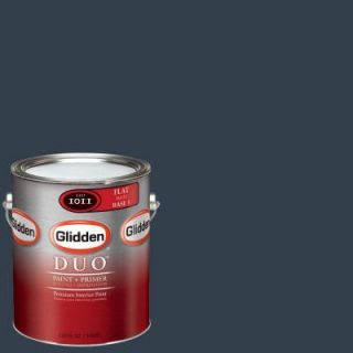 Glidden Team Colors 1 gal. #NFL 015A NFL Chicago Bears Blue Flat Interior Paint and Primer NFL 015A F 01