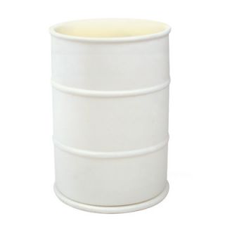 Kikkerland Porcelain Barrel Candle Holder