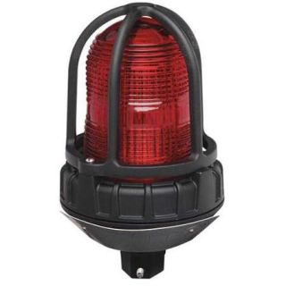 FEDERAL SIGNAL 191XL 024R Hazardous Warning Light, LED, Red, 24VAC/DC