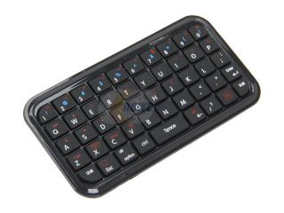 inland 70115 Black Micro USB Bluetooth Wireless Mini ProHT Bluetooth Keyboard