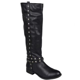 Brinley Co. Women's Studded Round Toe Boots