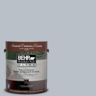 BEHR Premium Plus Ultra 1 gal. #750E 3 Skyline Steel Eggshell Enamel Interior Paint 275001