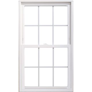 ThermaStar by Pella Vinyl Double Pane Annealed Replacement Double Hung Window (Rough Opening 31.75 in x 45.75 in Actual 31.5 in x 45.5 in)