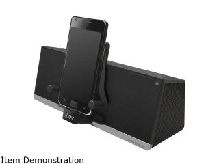 iLuv MobiDock Black 3.5mm Stereo Speaker Dock for Smartphones and Kindle Fire/Touch iMM375BLK