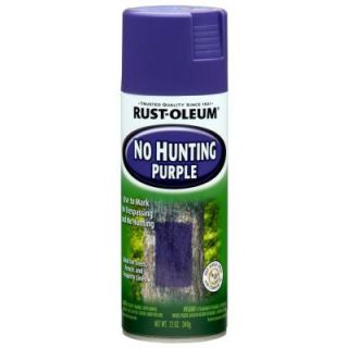 Rust Oleum Specialty 12 oz. No Hunting Purple Spray Paint (Case of 6) 270970