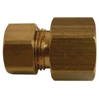 Sioux Chief 3/8 in. x 3/8 in. Lead Free Brass Compression x Female Flare Adapter 907 48101001