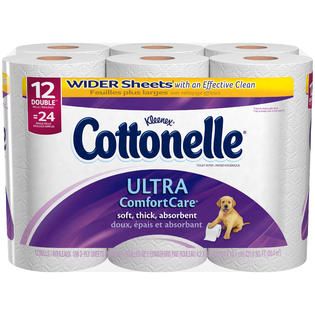 Cottonelle Ultra Comfort Care 2 Ply Double Rolls Toilet Paper   Food