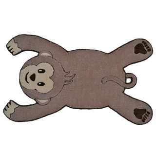 Manam Kids Monkey Rug   Size 2.8 x 4.8    Manam Kids