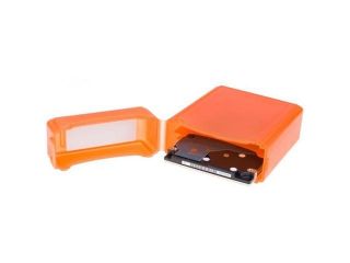 NEON Hard Protective Storage Case for 2.5" Hard drives and SSDs. Fits 2 Hard drives Orange Model HDD CASE 25 OR