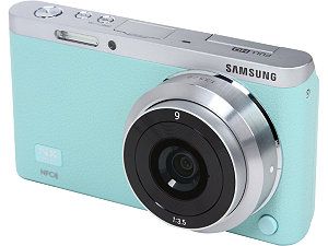 SAMSUNG NX Mini EV NXF1ZZB1KUS Mint 20.5 MP 3.0" 460.8K Touch LCD Smart Camera with 9mm Lens