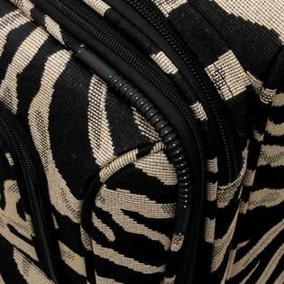 Leisure Luggage  Lightweights Collection   28 Upright Zebra Print