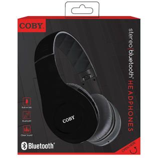 Coby Wireless Bluetooth Headphones CHBT 605 BLK Black alternate image