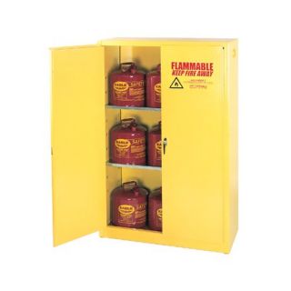 65 H x 43 W x 18 D 45 Gallon Flammable Liquid Safety Storage